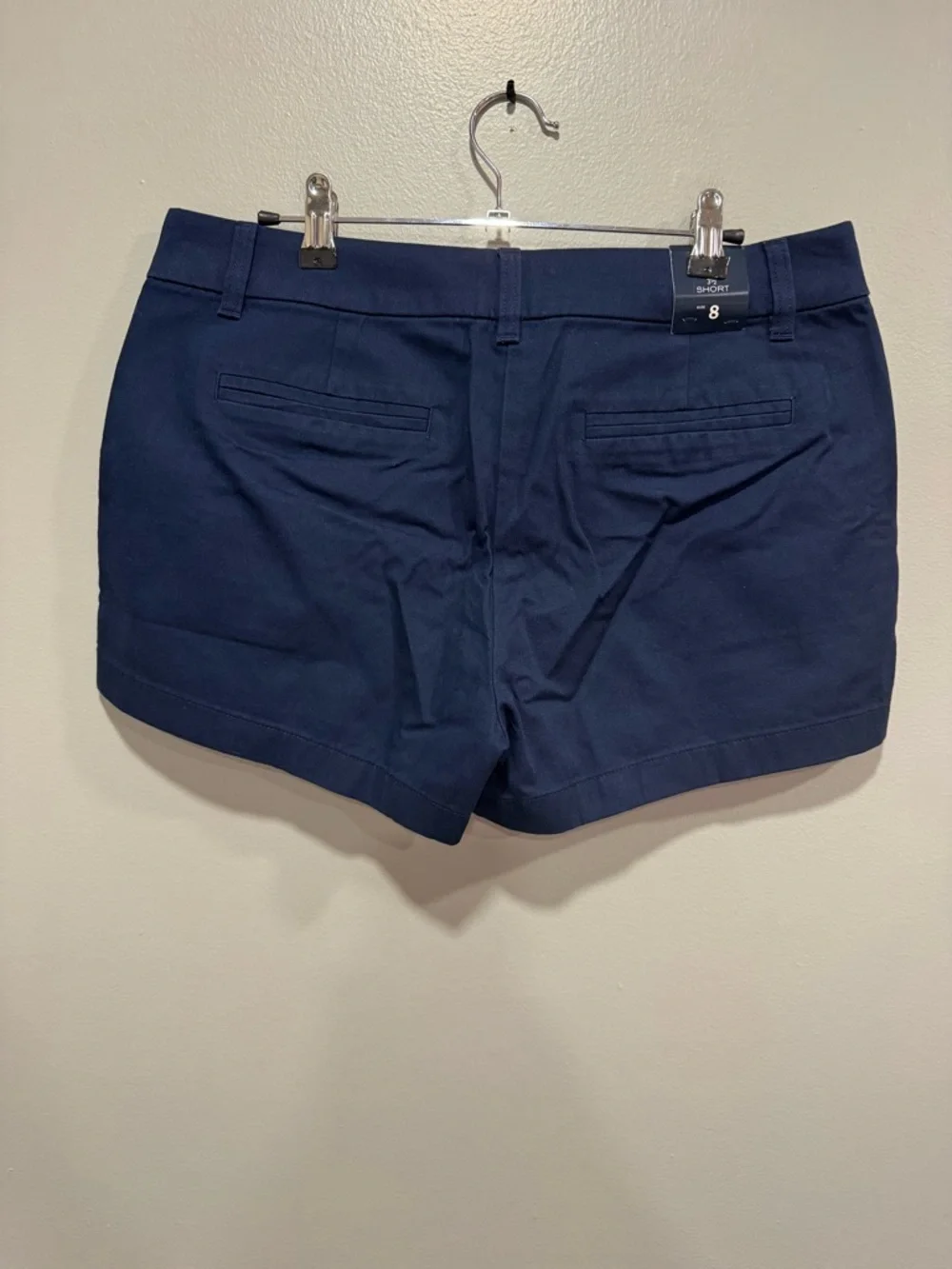 NWT J Crew 3.5” Short in Navy Blue Size 8